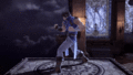 Richter's first idle pose.