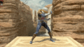 Sheik's first idle pose.